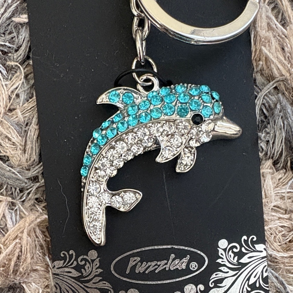 Sea Animals Crystal Keychains 3 Designs New